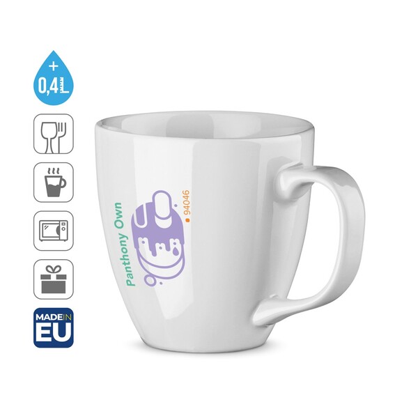 Porcelanasta skodelica, 450 ml PANTHONY OWN
