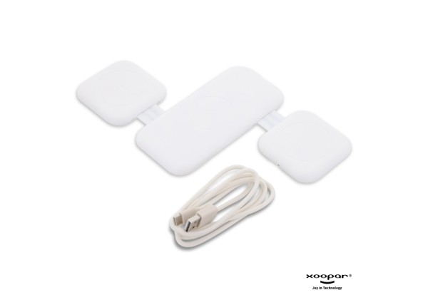 3188 | Xoopar Trafold 3 Wireless charger 15W - White