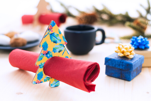 Custom Christmas Napkin Ring Julmiddag Creative