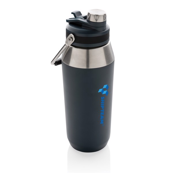 Vacuum stainless steel dual function lid bottle 1L - Navy