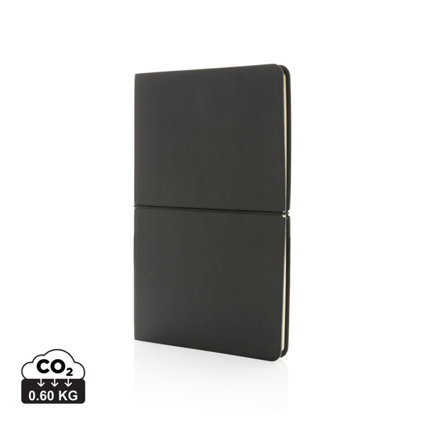Modern Deluxe Softcover A5 Notizbuch - Schwarz