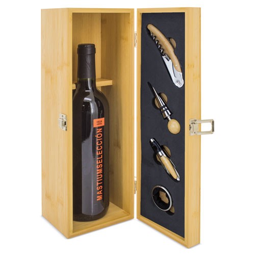 SET DE VINO BAMBÚ