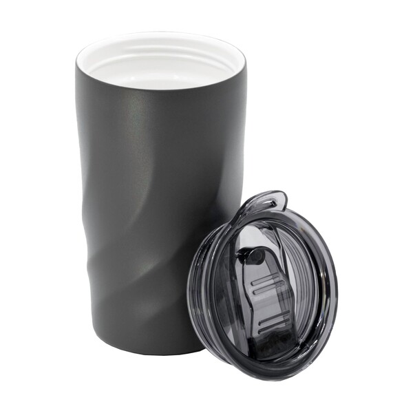 BrandCharger copo térmico Vortex Calix Ceramica | 400 ml - cinza chumbo