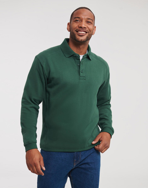 Heavy Duty Collar Sweatshirt - Black / 4XL