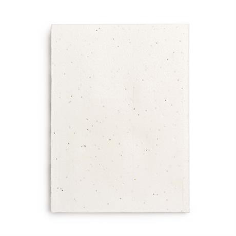 Libreta personalizada A6 de papel reciclado con semillas 40 hojas