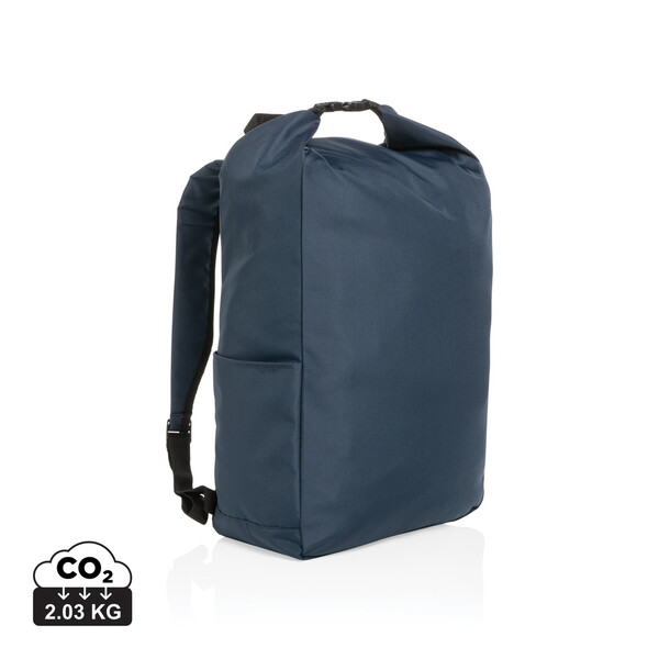 Sac à dos rolltop en rPET Impact AWARE™ - Bleu Marine