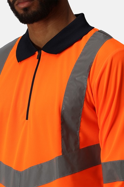PRO HI-VIS POLO MAJICA DUGIH RUKAVA - 3XL / 3XL