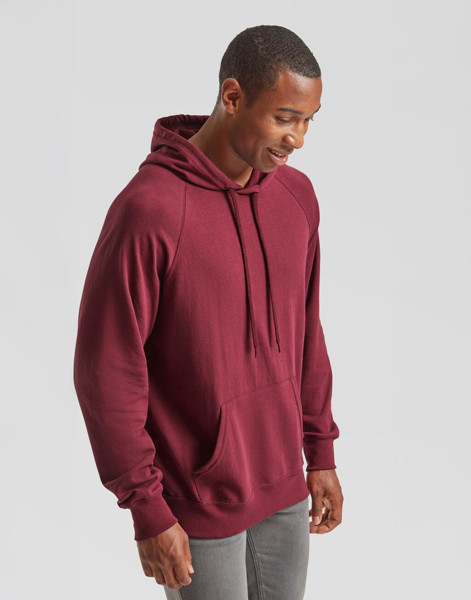 Lightweight Hooded Sweat - White / S