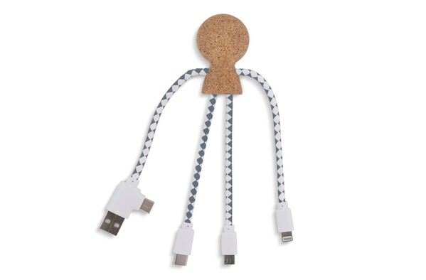 Xoopar Mr. Bio charging cable, USB-C, Tyvek