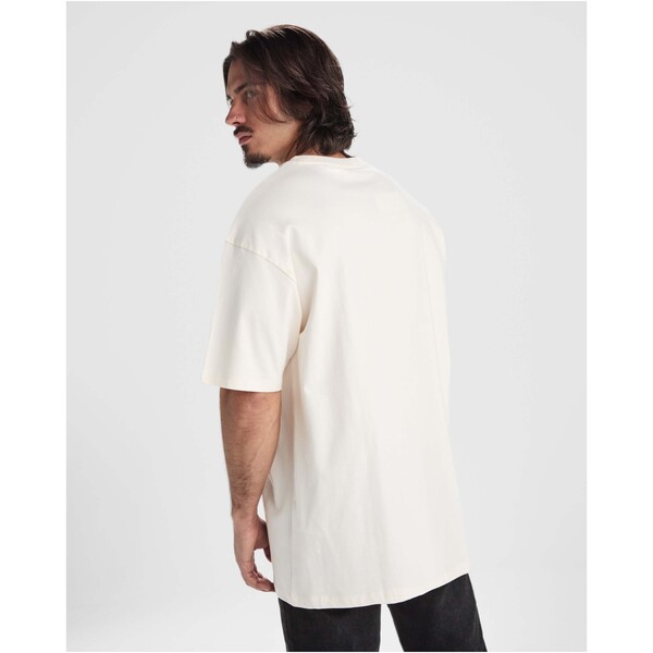 Bull oversized unisex T-shirt met korte mouwen - Bleekrood / XL