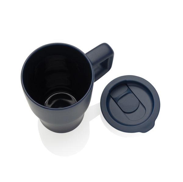 Mug quencher 490ml en céramique - Bleu Marine