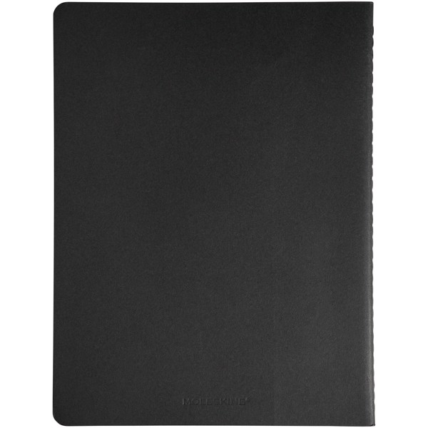 Moleskine Cahier Journal XL - ruled - Solid Black