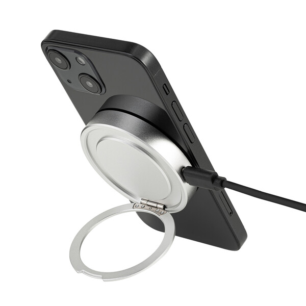 3 in 1 Chargeur sans fil magnétique QUIMO - argenté