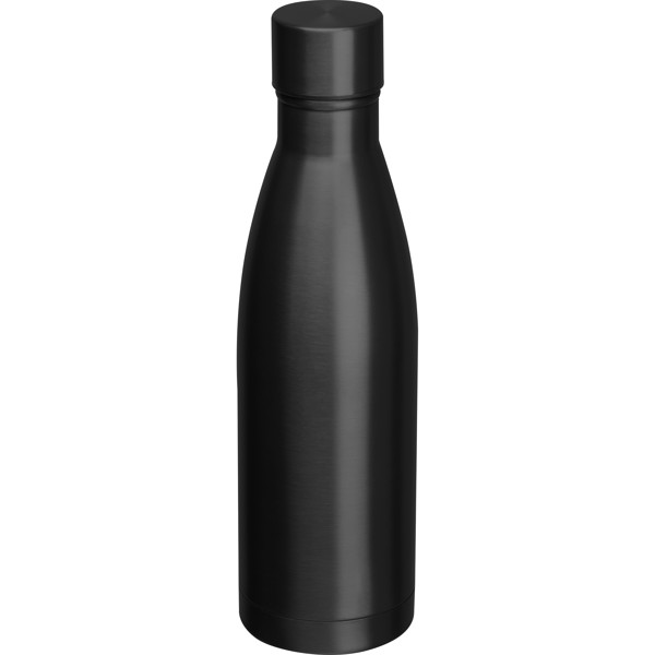 Double wall vacuum bottle BERND - Black