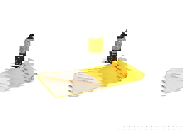 R-PET quick dry sports towel 40x80cm with pouch (200g/m²) sublimation - Yellow