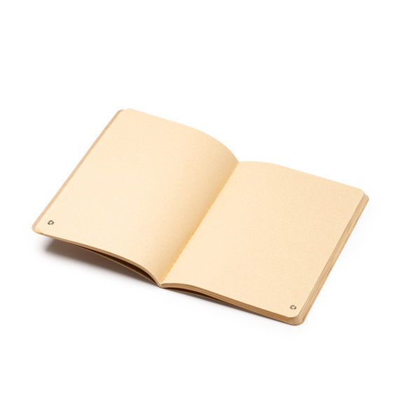 Libreta personalizada A5 de cartón reciclado con papel FSC 60 hojas