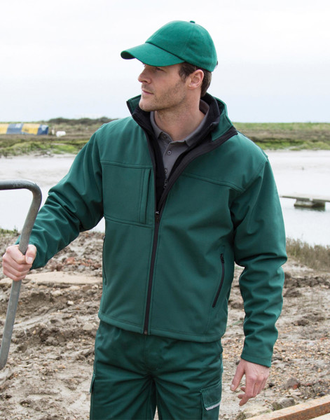 Men's Classic Softshell Jacket - Grey / 2XL