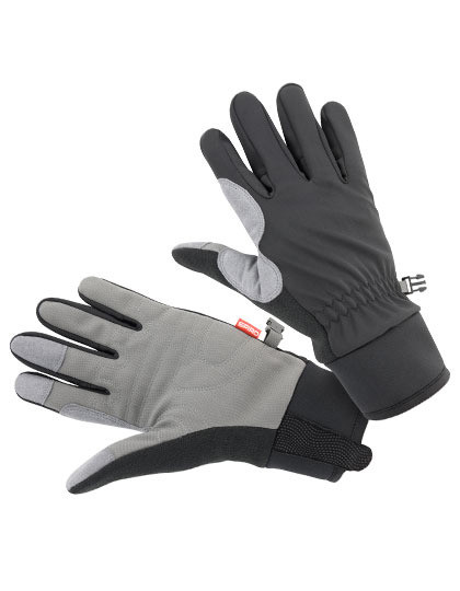 Unisex Bikewear Long Gloves - Black / Grey / M