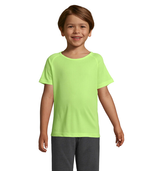 SPORTY T-SHIRT CRIANÇA 140g Sporty Kids - Amarelo FluoXL