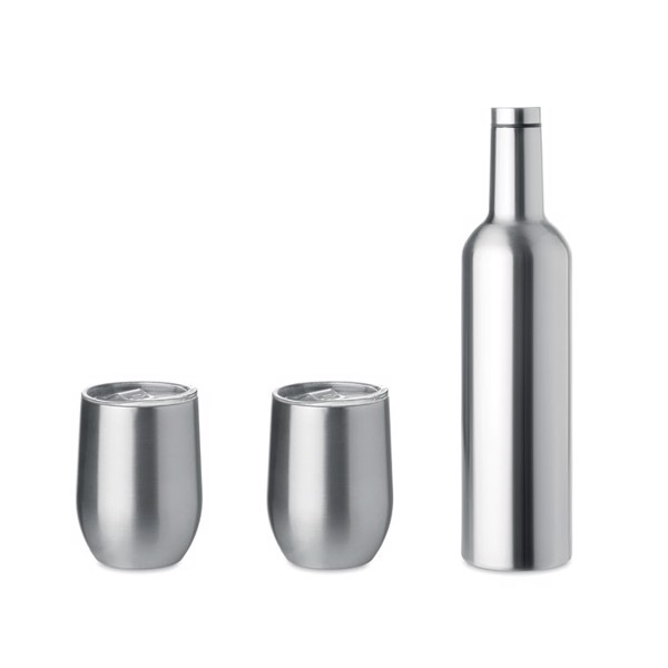 Double walled bottle & mug set Chin Set