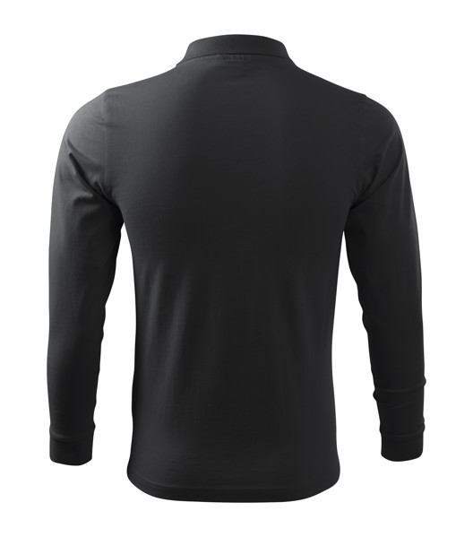 Polokošile Pánská Malfini® Single J. Ls - Ebony Gray / 2XL