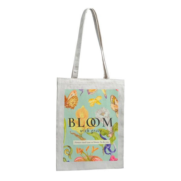 Bolsa personalizada de poliéster 180 g/m² con asas largas para sublimación