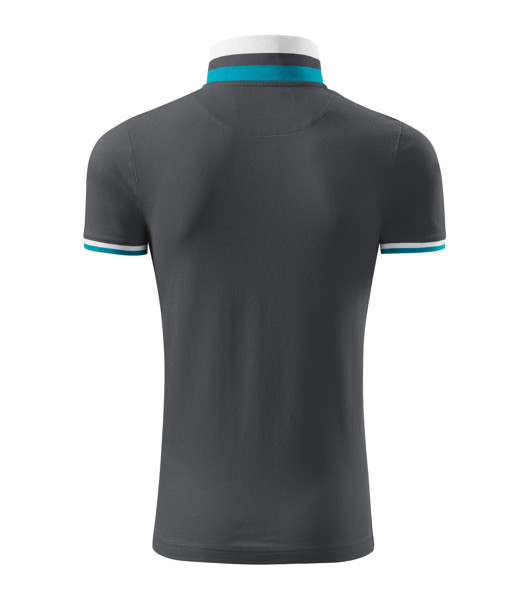 Polokošile Pánská Malfini Premium® Collar Up - Light Anthracite / XL