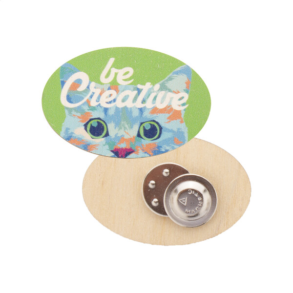 Badge magnétique WooBadge - Naturelle