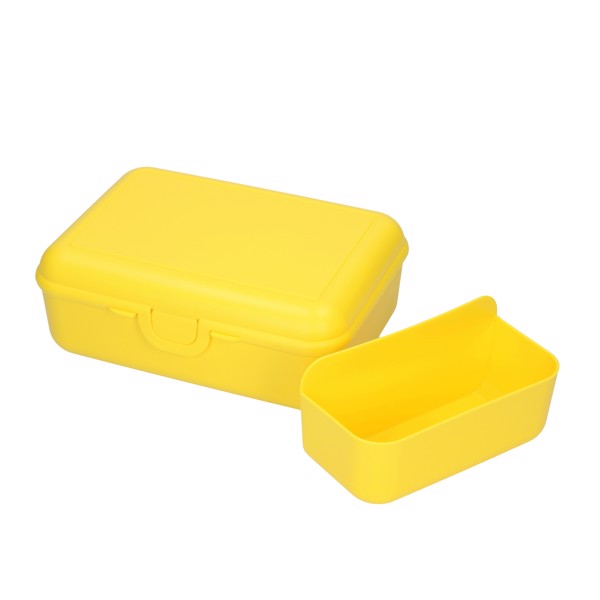 Vorratsdose "School-Box" Deluxe, Mit Trennschale - Weiss