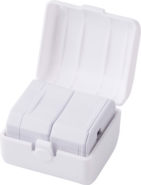 ABS travel adapter - White