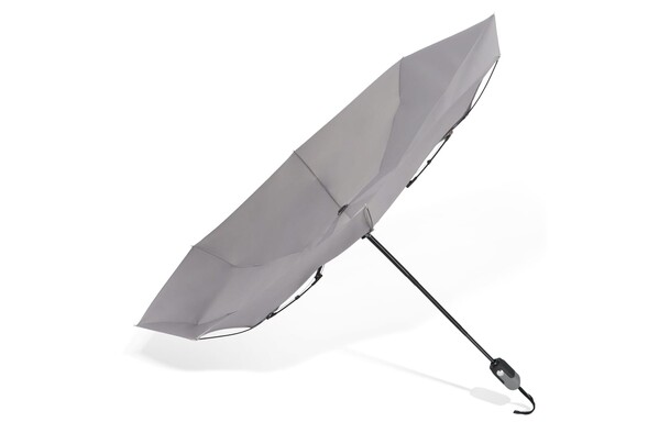 Deluxe foldable umbrella 22” auto open auto close - Grey