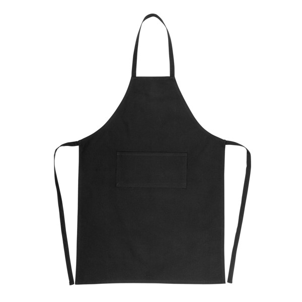 Impact AWARE™ Recycled cotton apron 180gr - Black
