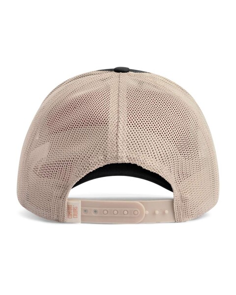 Sunwashed Trucker Cap - Black / Tan