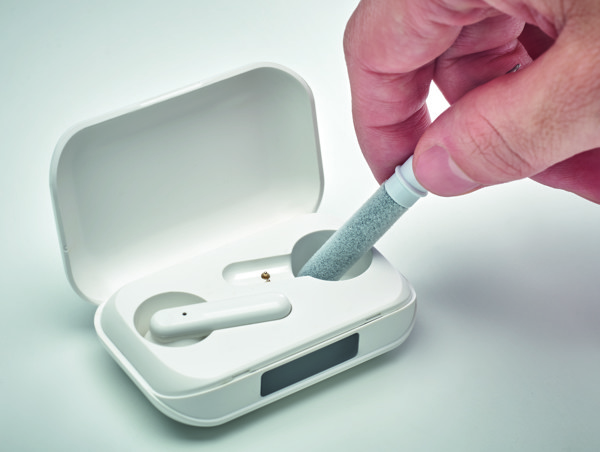 Penna con set di pulizia TWS Kleen Set - Bianco