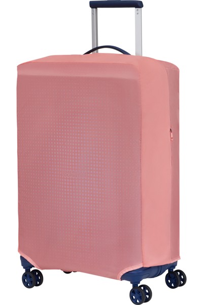 American Tourister - Ta Foldable Luggage Cover M - Pink/Mauve