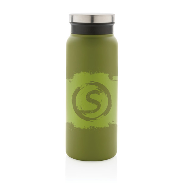 Termo fľaša z RCS recyklovanej ocele 600ml - Zelená