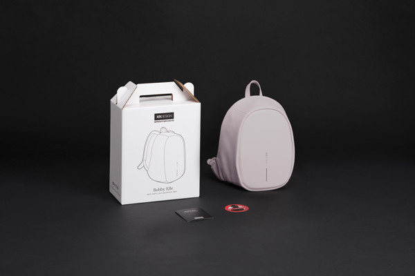 Elle Fashion, Anti-theft backpack - Pink