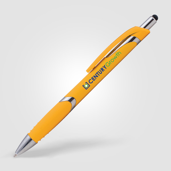 Joplin Bright Stylus Pen - Yellow / Silkscreen