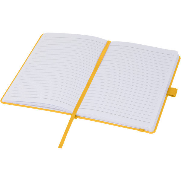 Bloco de notas de capa dura de plástico oceânico Thalaasa - Amarelo