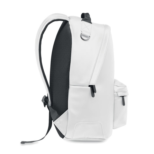 Laptop 15" soft PU backpack Bai Backpack - White