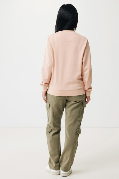 Lehká mikina IQONIQ Etosha z recykl. bavlny - Peach Perfect / 2XL