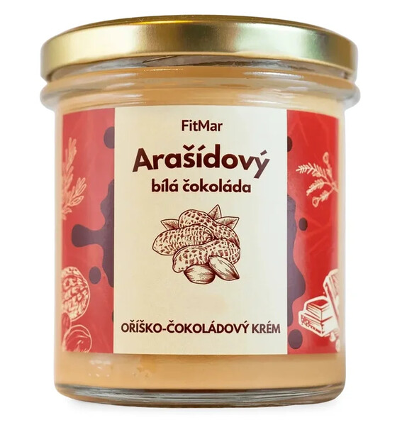 Arašídový krém s bielou čokoládou 190g