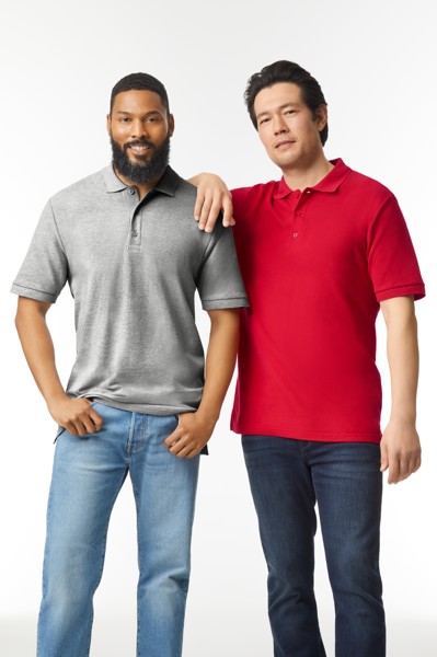 Premium Cotton® Adult Double Piqué Polo - White / 2XL