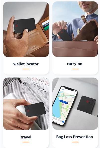 Anti-Lost Card - WHITE
