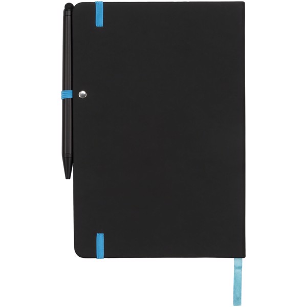 Carnet de notes M Noir Edge - Noir / Bleu