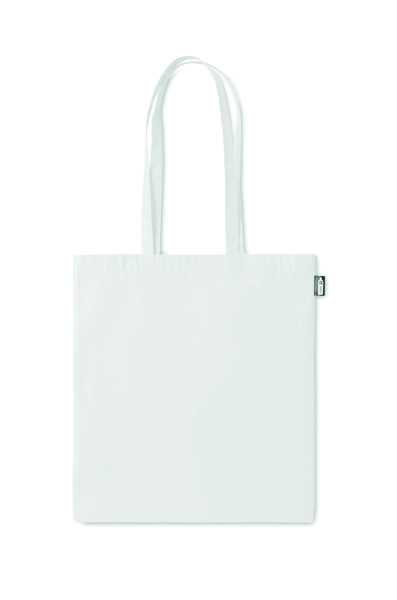 Sac shopping en RPET laminé Tote - Blanc
