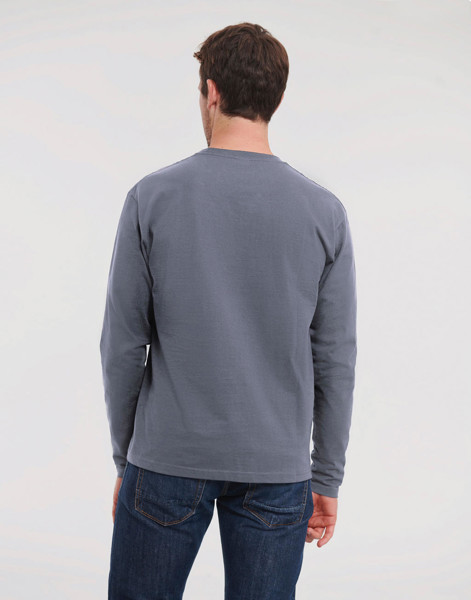 Authentic Classic Long Sleeve T - White / 4XL