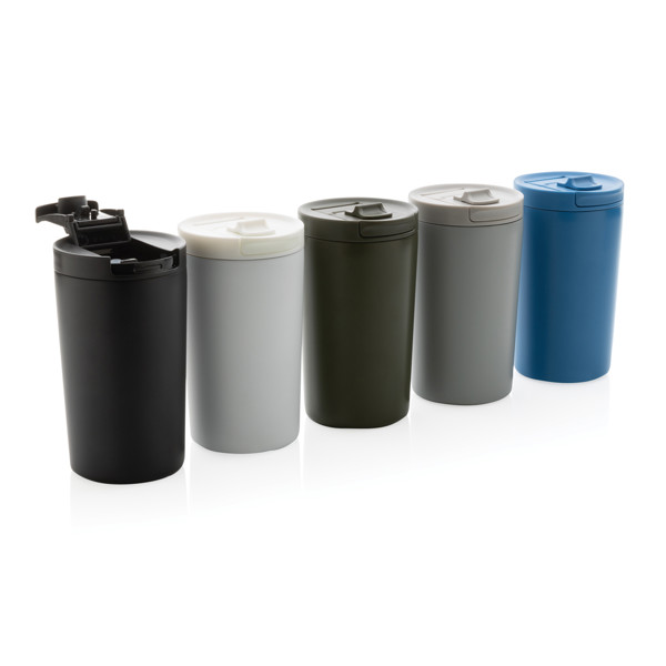 Mug 300ml isotherme et étanche en acier recyclé RCS - Bleu