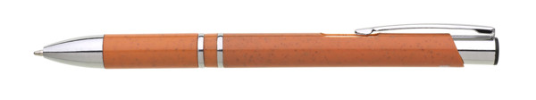 Melia Straw / Plastic Ballpoint Pen - Orange