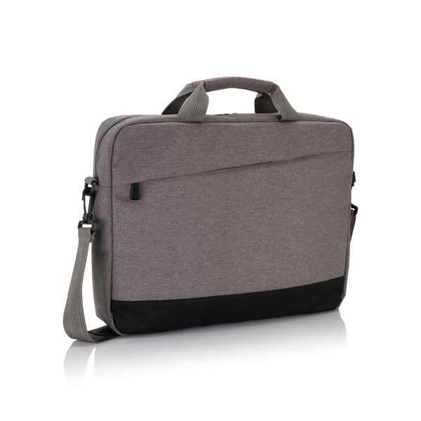 Trend 15” laptop bag - Grey / Black